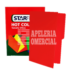 FOLDER T. OFICIO FOSFORESCENTE ROJO C/U